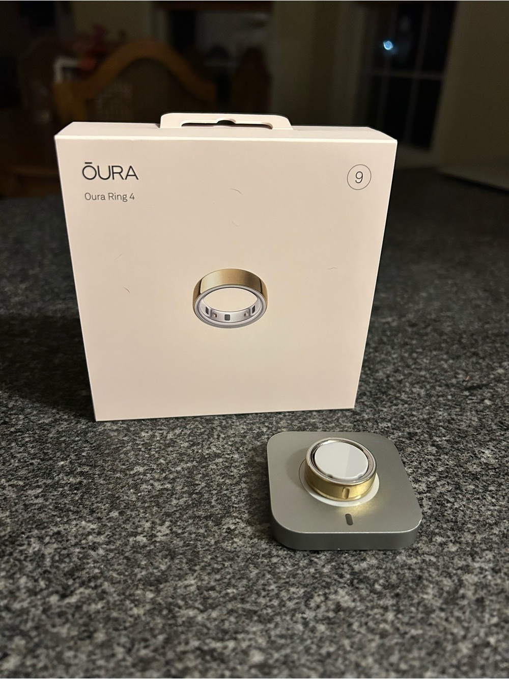 Oura Ring Gen 4 Smart Ring by Oura — Gold and White
